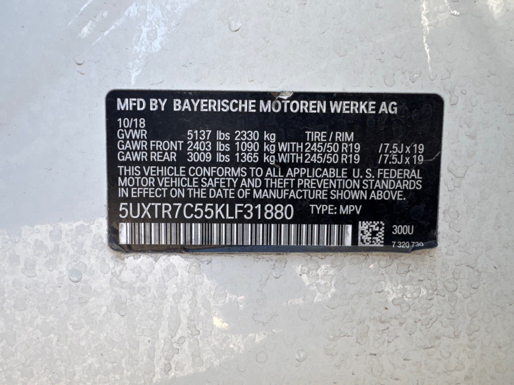 2019 BMW X3 Image 31