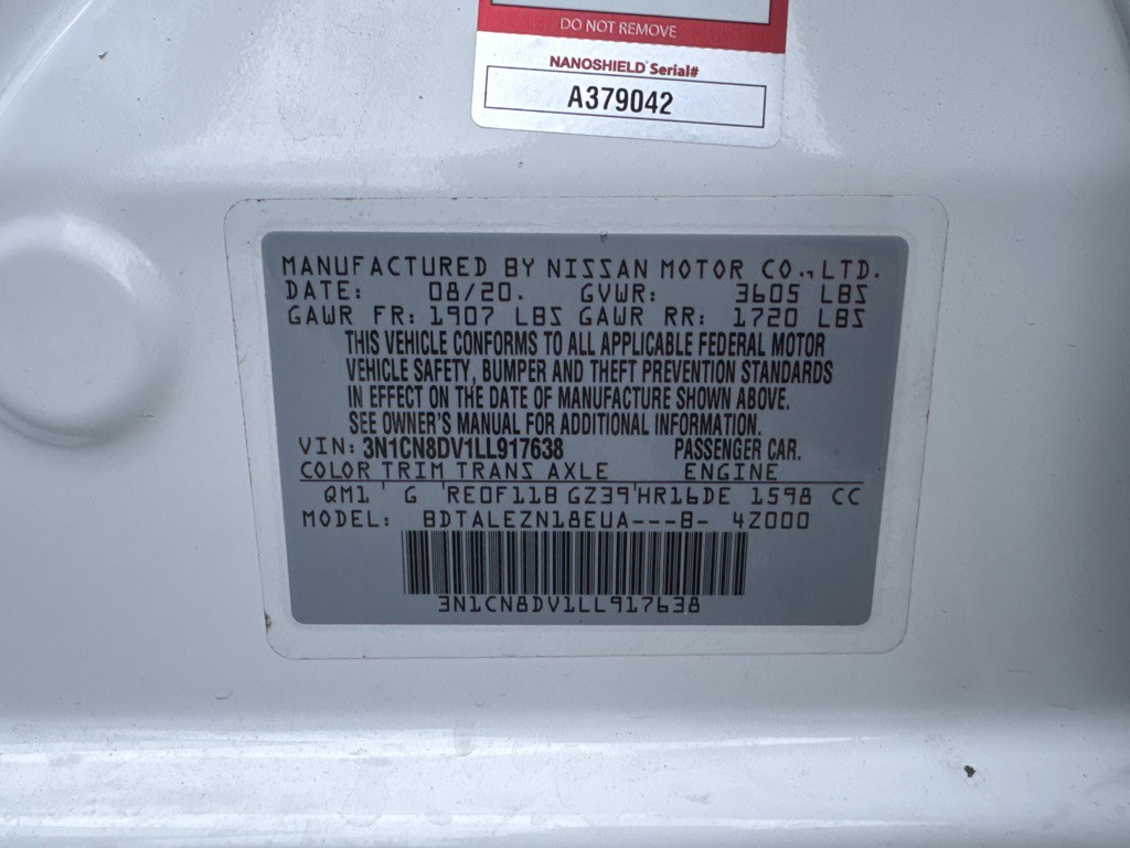 2020 Nissan Versa Image 22