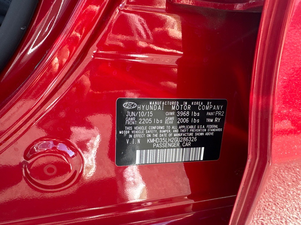 2016 Hyundai Elantra Image 20