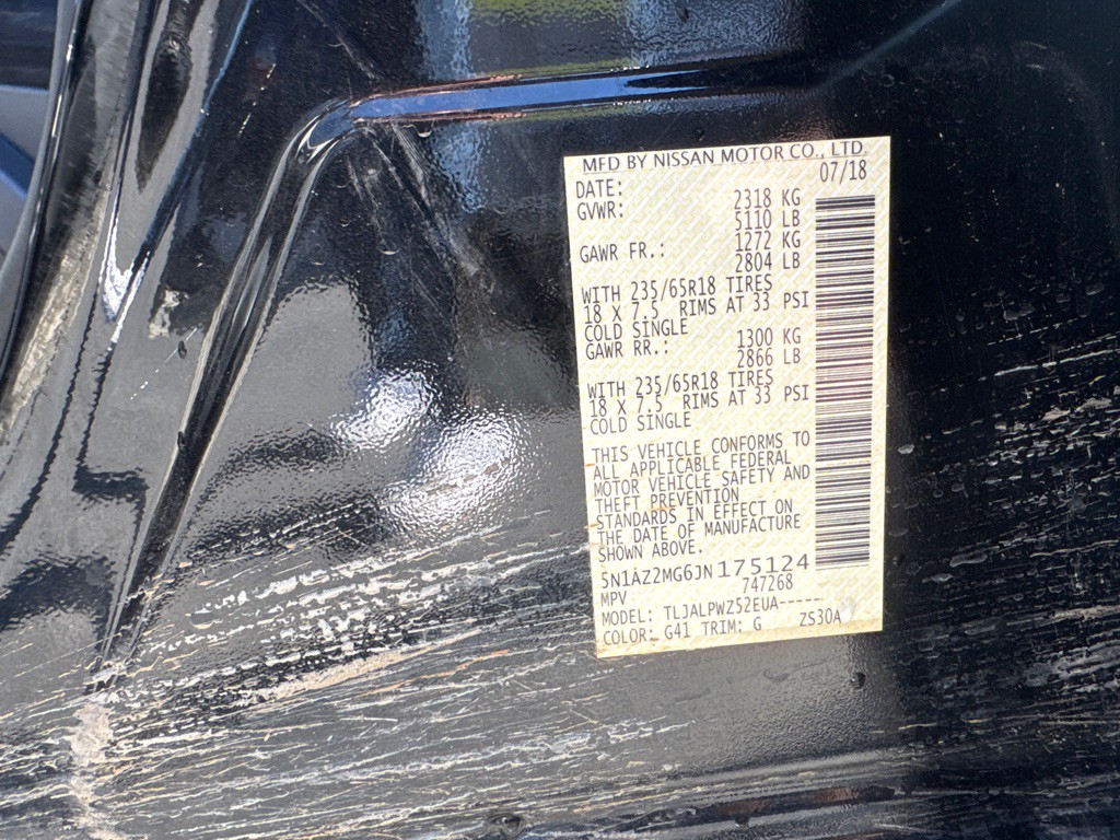 2018 Nissan Murano Image 23