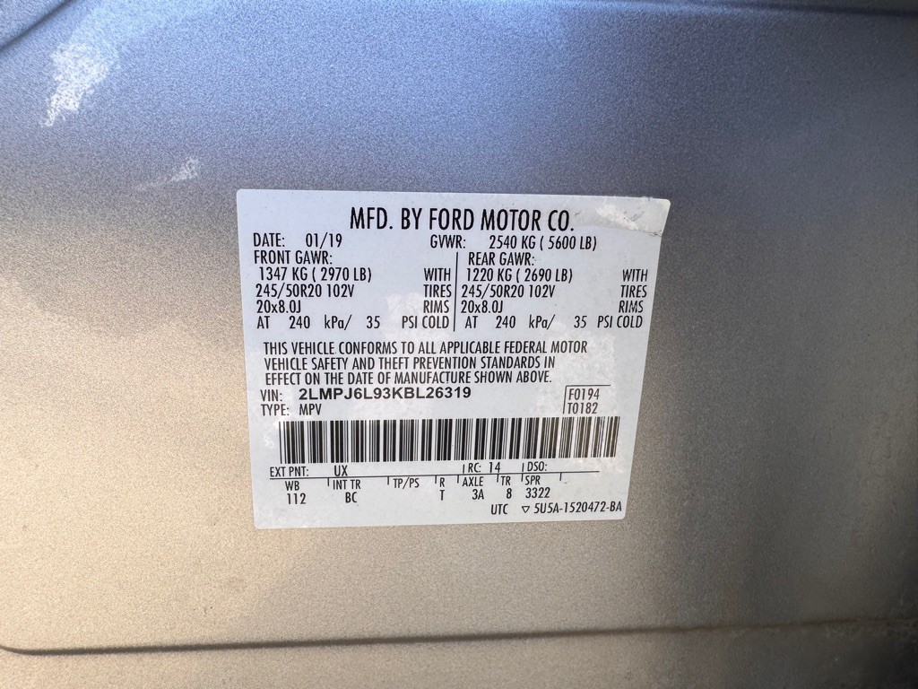 2019 Lincoln Nautilus Image 25