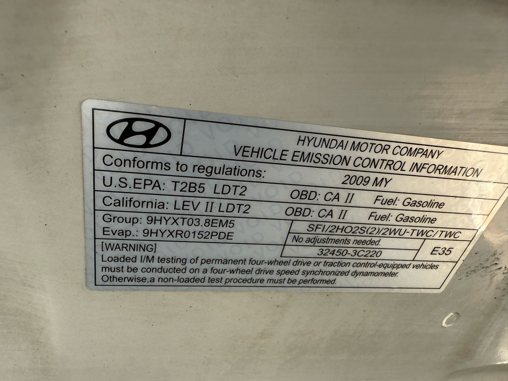 2009 Hyundai Veracruz Image 9