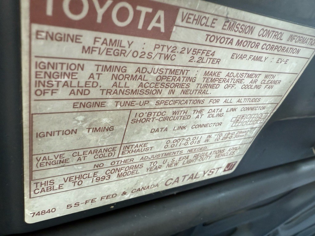 1993 Toyota Camry Image 11