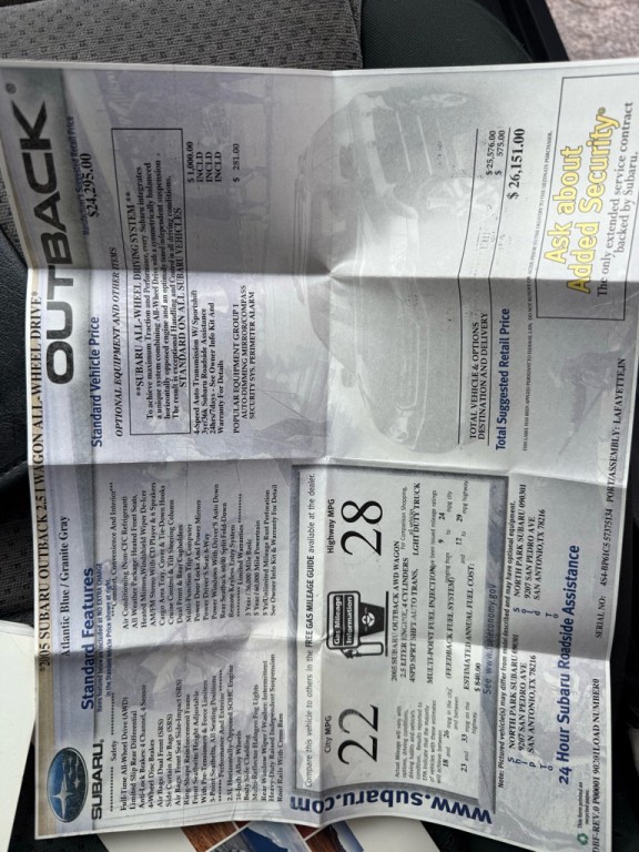 2005 Subaru Legacy Image 15