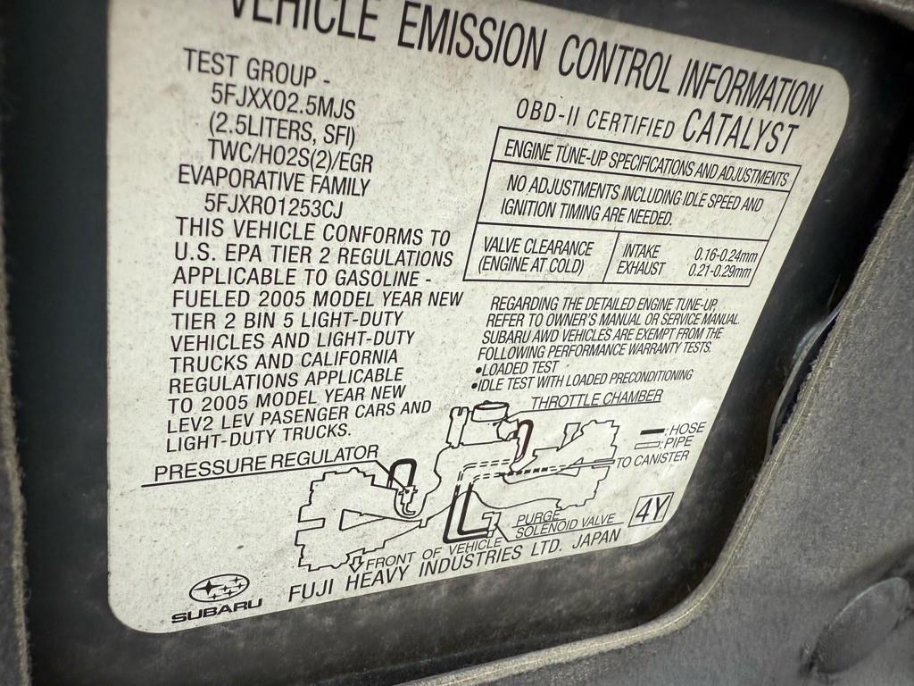 2005 Subaru Legacy Image 38
