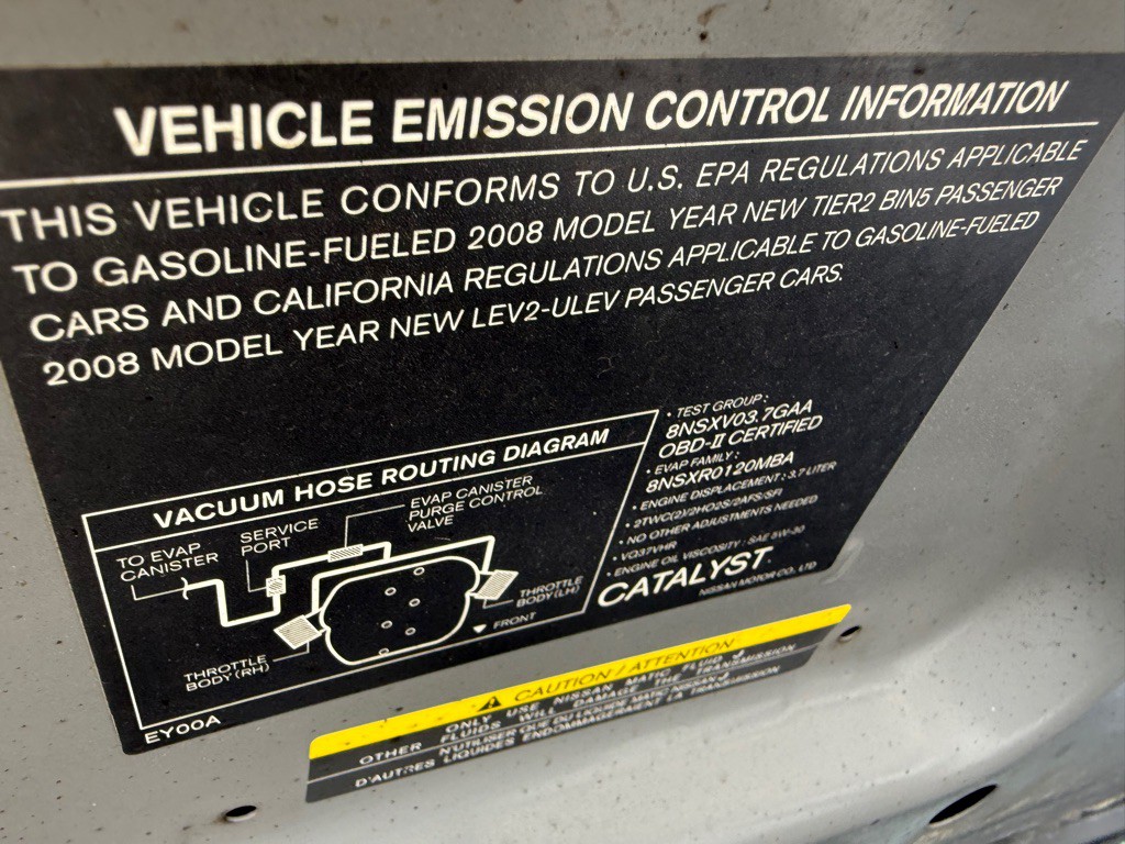 2008 INFINITI G37 Image 39