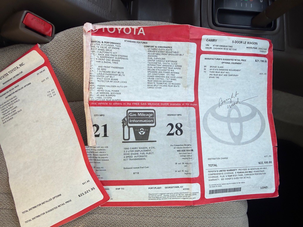 1995 Toyota Camry Image 22