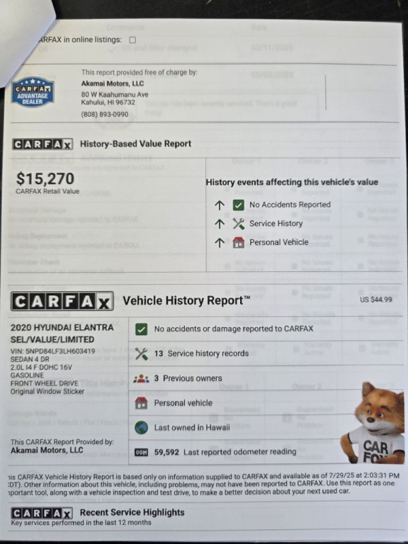 2020 Hyundai Elantra Image 8