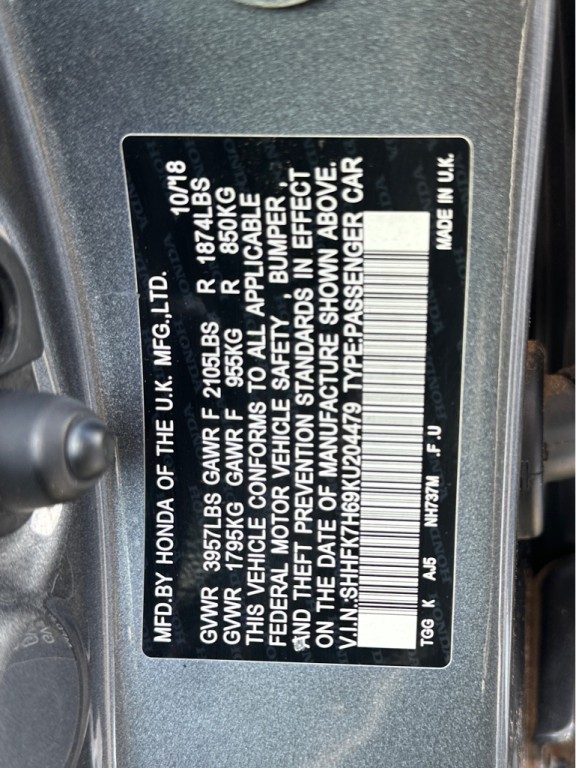 2019 Honda Civic Image 27