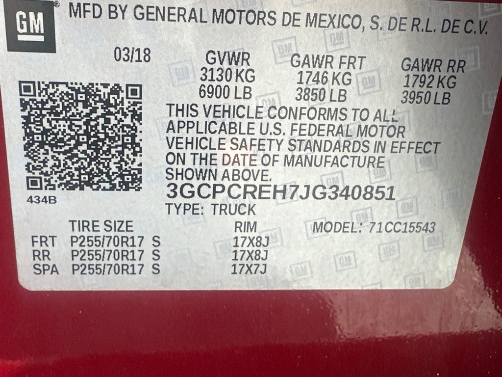 2018 Chevrolet Silverado 1500 Image 27