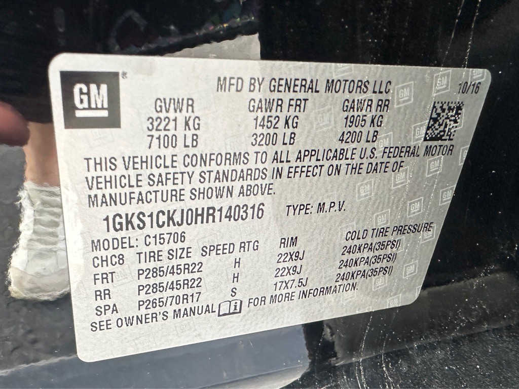 2017 GMC Yukon Image 34