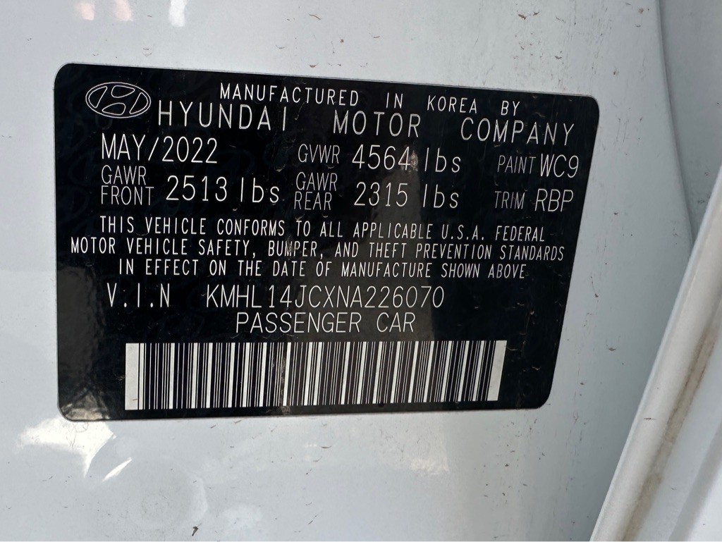 2022 Hyundai Sonata Image 29