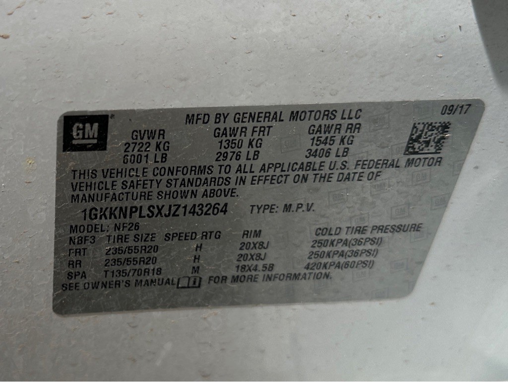 2018 GMC Acadia Image 30