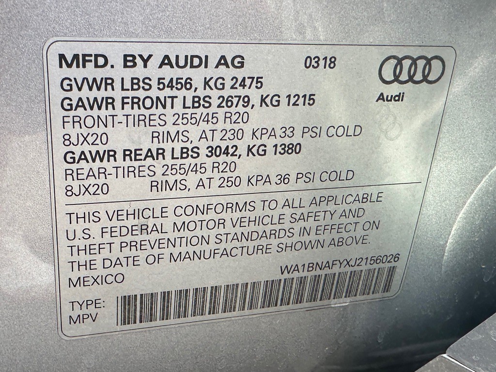 2018 Audi Q5 Image 30