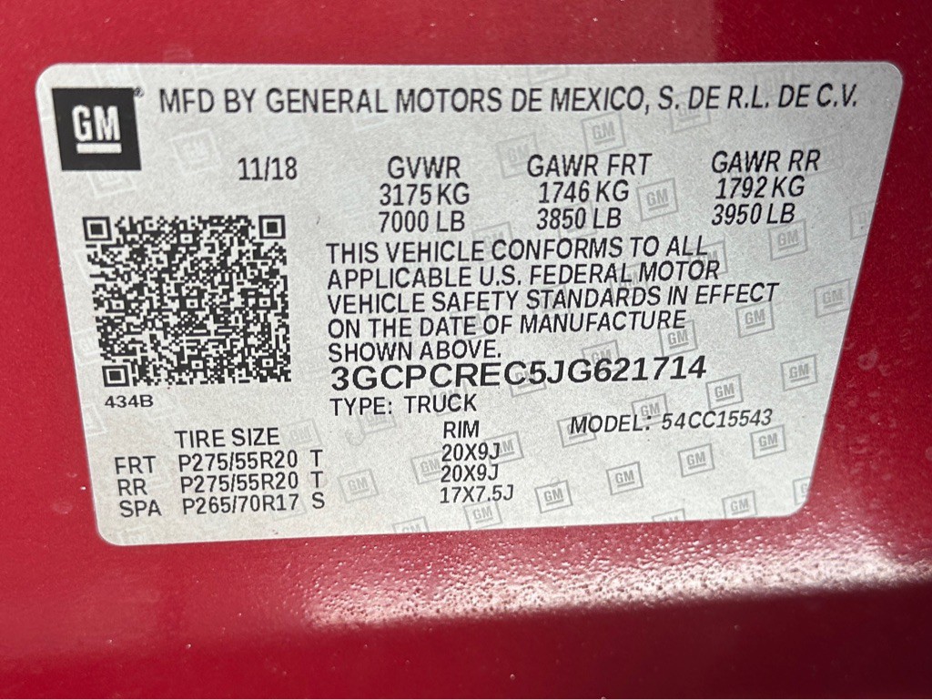 2018 Chevrolet Silverado 1500 Image 27