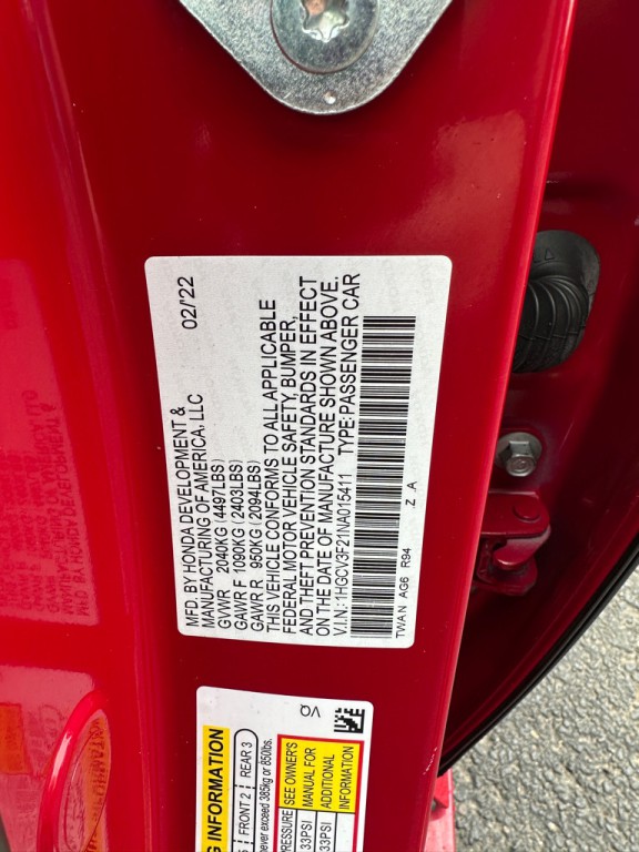 2022 Honda Accord Image 28