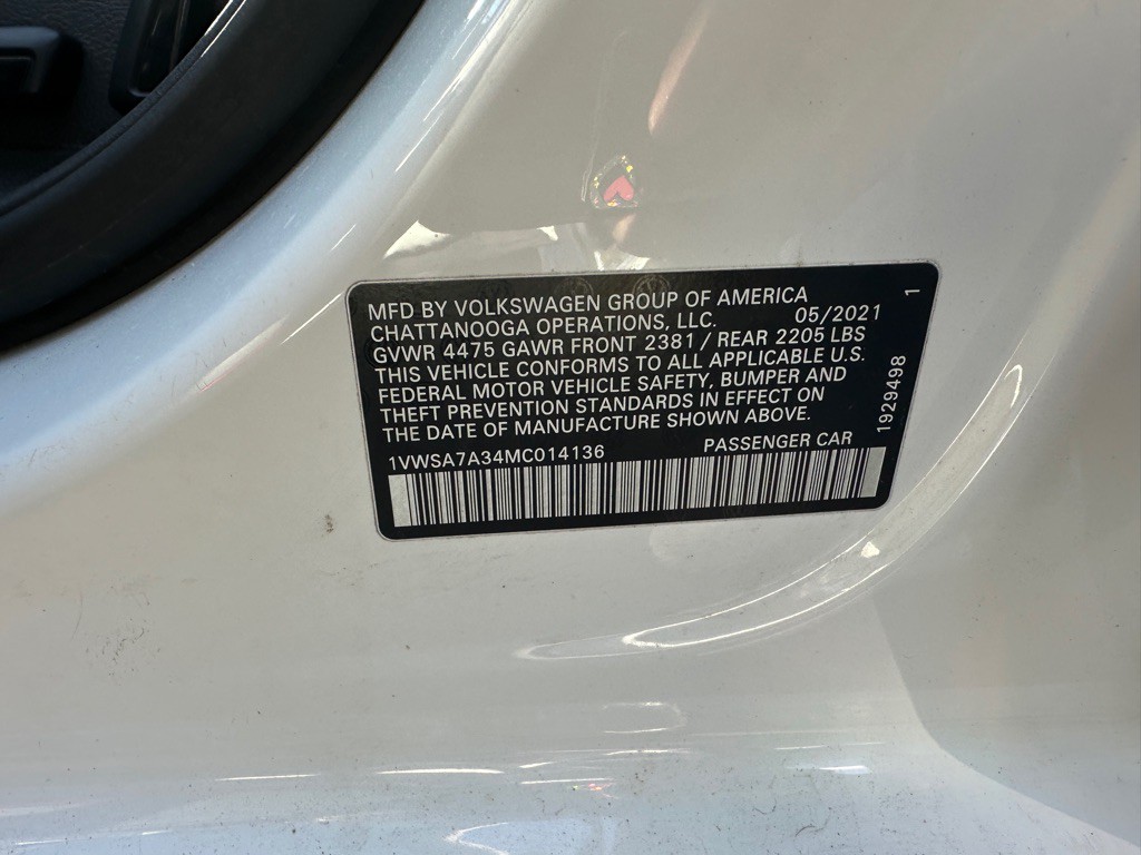 2021 Volkswagen Passat Image 31