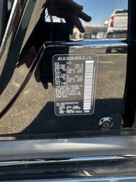 2019 INFINITI QX80 Image 34