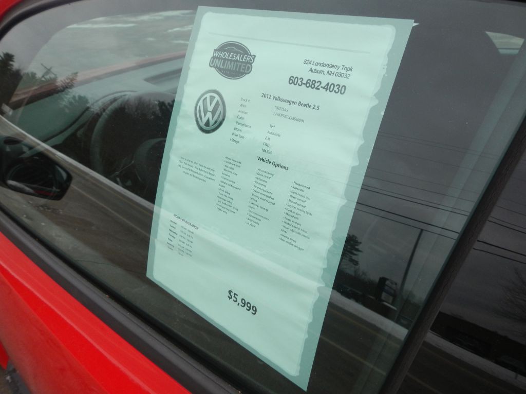 2012 Volkswagen Beetle Image 37