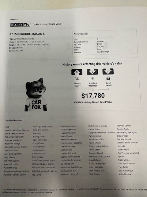 2015 Porsche Macan Image 22