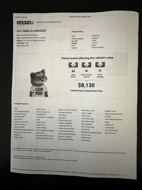 2017 BMW X3 Image 22