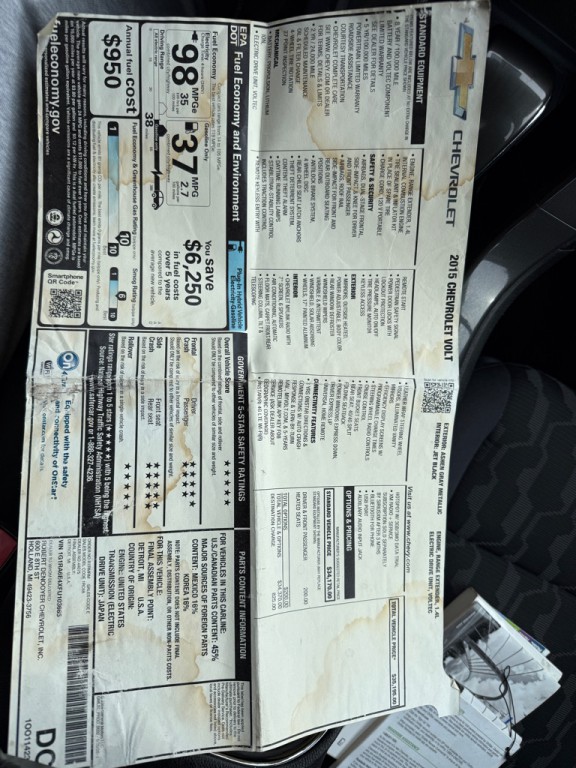 2015 Chevrolet Volt Image 11