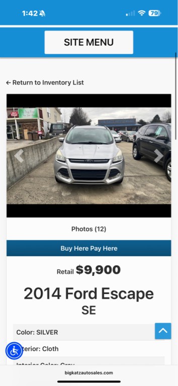 2014 Ford Escape Image 1