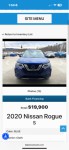 Image for 2020 Nissan Rogue S ID: 4111510