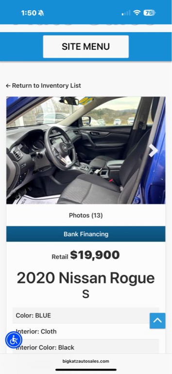 2020 Nissan Rogue Image 3