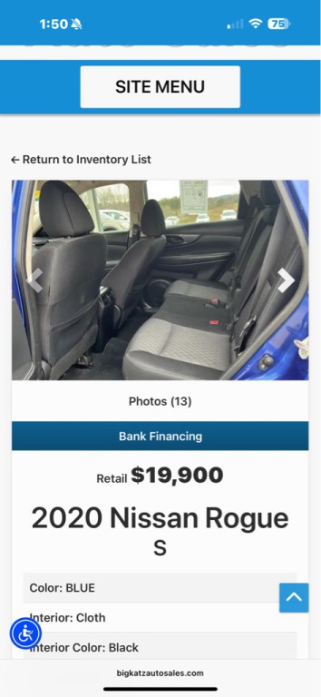 2020 Nissan Rogue Image 4