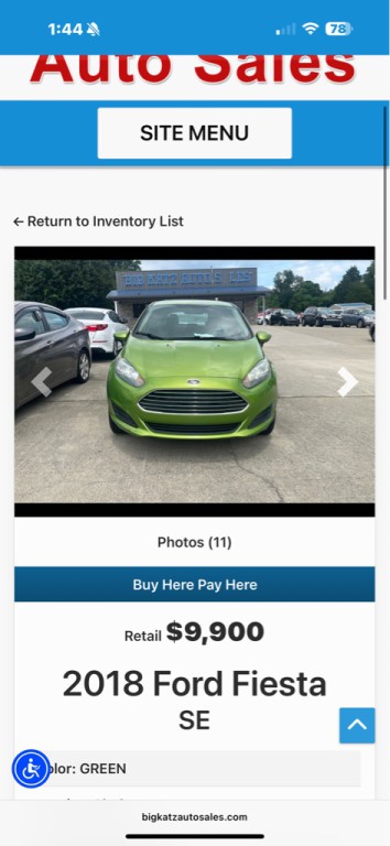 2018 Ford Fiesta Image 1