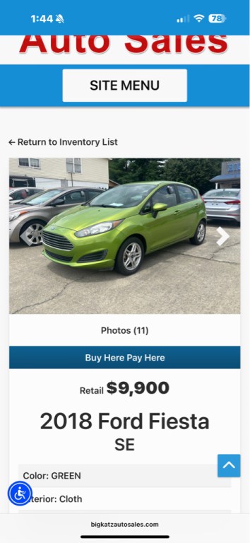 2018 Ford Fiesta Image 2