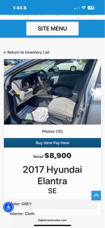 2017 Hyundai Elantra Image 3