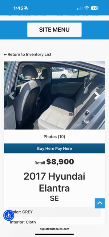 2017 Hyundai Elantra Image 4