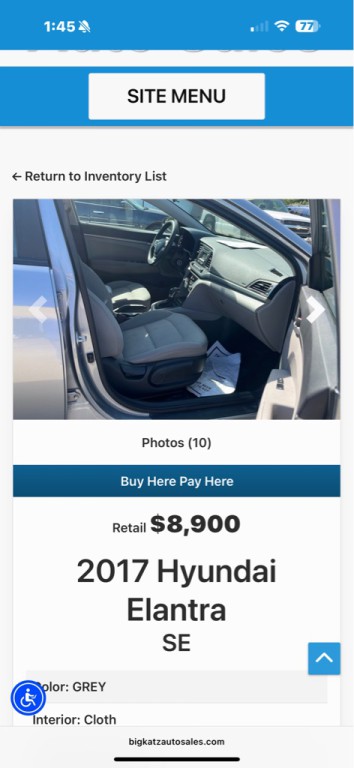 2017 Hyundai Elantra Image 6