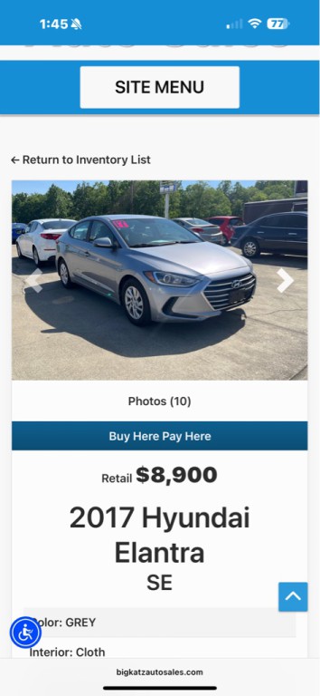 2017 Hyundai Elantra Image 7