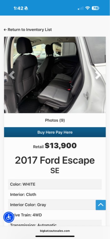 2017 Ford Escape Image 4