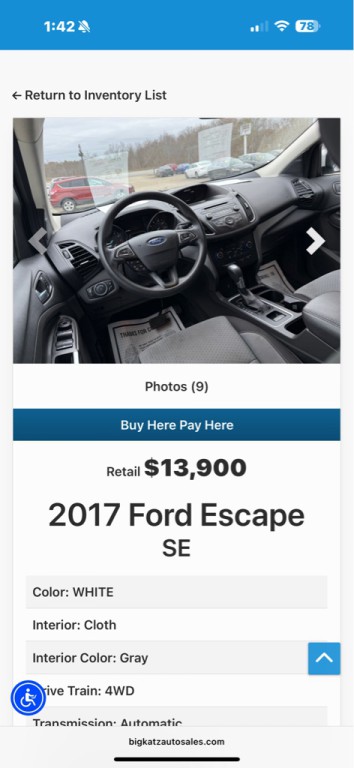 2017 Ford Escape Image 5