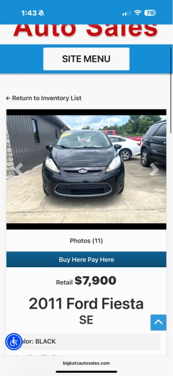 2011 Ford Fiesta Image 1