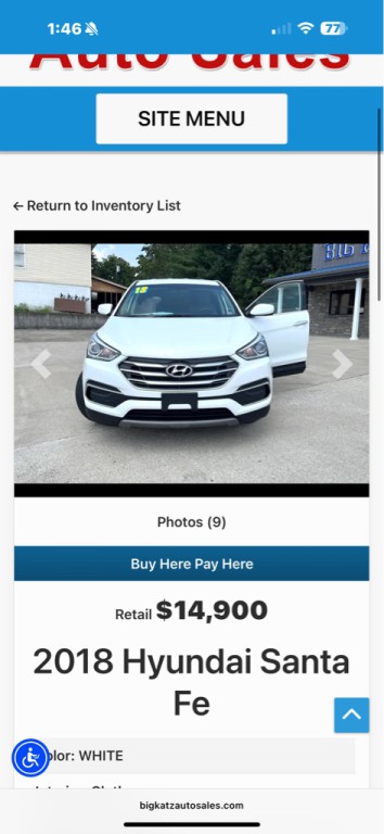 2018 Hyundai Santa Fe Sport Image 1