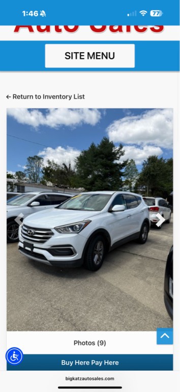 2018 Hyundai Santa Fe Sport Image 2