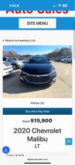 Image for 2020 Chevrolet Malibu LT ID: 4951157