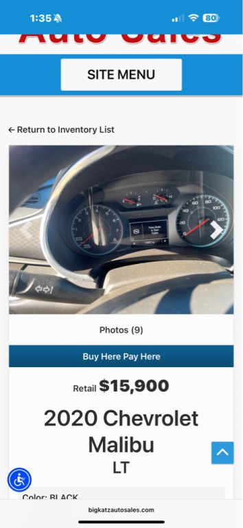 2020 Chevrolet Malibu Image 5