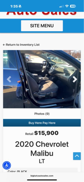 2020 Chevrolet Malibu Image 7