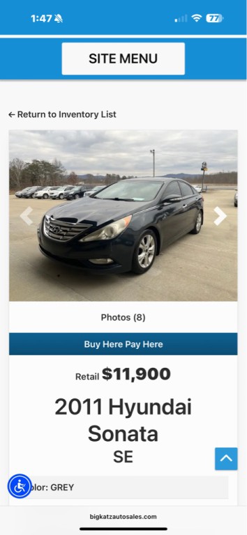 2011 Hyundai Sonata Image 2