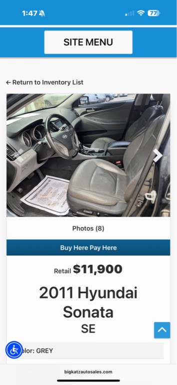 2011 Hyundai Sonata Image 3