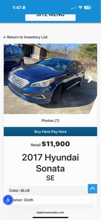 2017 Hyundai Sonata Image 2