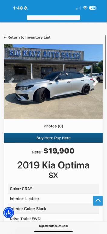 2019 Kia Optima Image 2
