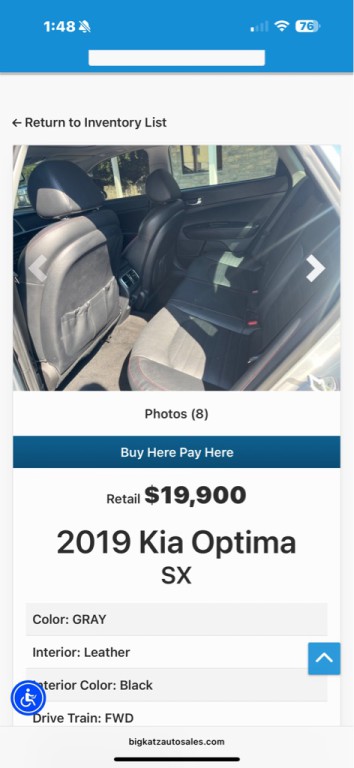2019 Kia Optima Image 4