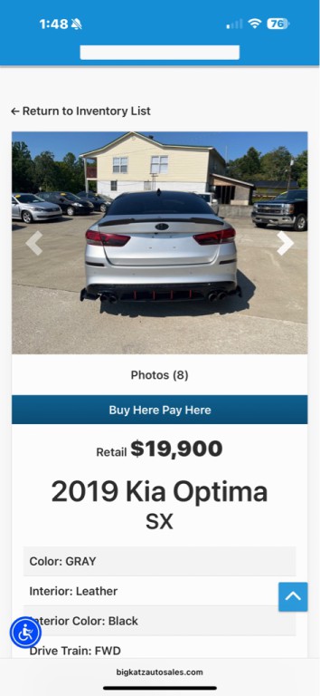 2019 Kia Optima Image 6